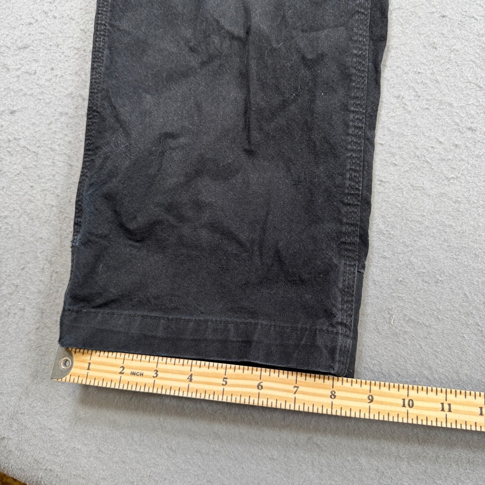Tough Duck Cargo Pants Men's 38x30 Black Faded Canvas Relaxed Fit Utility Rugged - Picture 6 of 9